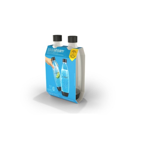 Sodastream 1l Carbonating Bottle - 2pk - Black : Target