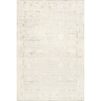 Nuloom Adalyn Persian Medallion Pet Friendly Machine Washable Area Rug, 3' x 5', Beige