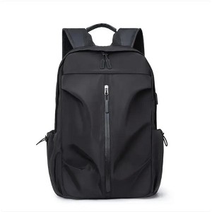 Wikineon PU Backpack Fashion Large Capacity Men's Casual Backpack Commuter Trend Backpack Student School Bag - 1 of 4