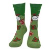 Crazy Dog Women's Gonna Lay Under The Tree to Remind My Family I Am A Gift Socks Funny Xmas Kitten Footwear - 2 of 4