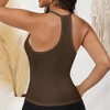Anna-Kaci Active Women's Deep V-Neck Tank Top with Slim Fit and Adjustable Strap Detail - 3 of 4
