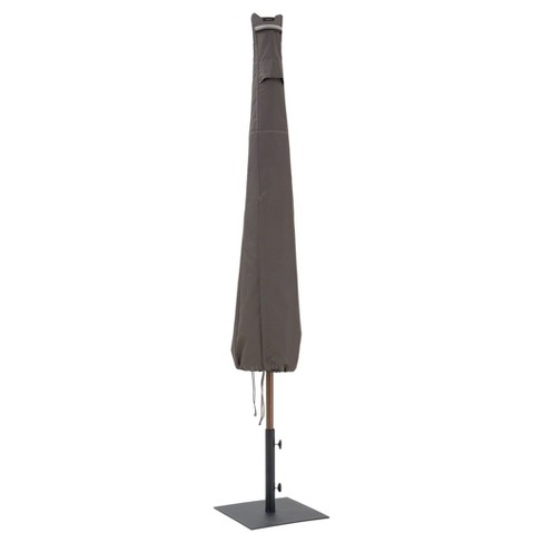 Ravenna Patio Umbrella Cover 11 Dia Round Or 8 Square Dark Taupe Classic Accessories Target