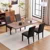 FERPIT Faux Leather Tufted Upholstered Dining Chairs Set of 2 - 3 of 4