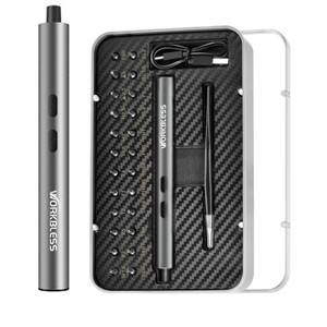 Unique Bargains 24-in-1 Magnetic Bits 3.7V Mini Electric Precision Screwdriver Set - 1 of 4