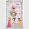 NoJo Disney Princess Make A Wish Pink, White and Yellow "Once Upon a Time" Nursery Photo Op Fitted Crib Sheet - 4 of 4