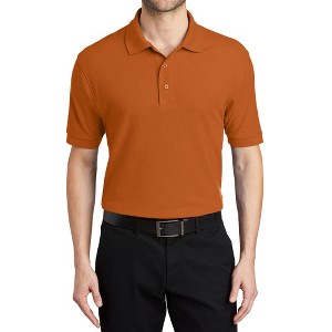 Mafoose Men's Short Sleeve Soft Silk Touch Classic Polo Shirt for Everyday Comfort - 1 of 4