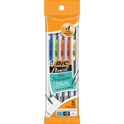 Photo 1 of 6pack Bic Mechanical Pencil 0.5mm 5/PK Black Lead MPFP51