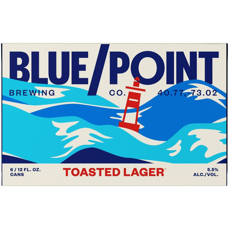 Blue Point Toasted Lager Beer - 6pk/12 fl oz  Cans, 4 of 9
