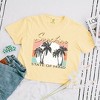Simply Sage Market Women's Sunshine State of Mind Short Sleeve Relaxed Fit Cropped Tee - 3 of 4