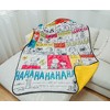 Silver Buffalo Peanuts "Ha Ha Ha" Comic Strip Panels Throw Blanket | 50 x 60 Inches - image 4 of 4