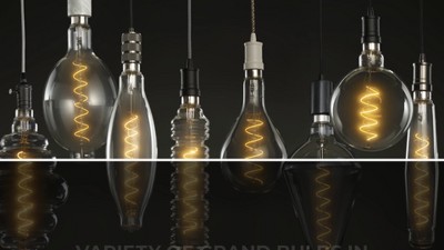 Amber Iceberg Antique Dimmable LED Edison Bulb, 60 Watt Equivalent