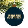 Jeopardy Classic Logo Wood Christmas Tree Holiday Ornament - 4 of 4