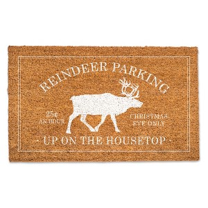 Creative Products Reindeer Parking 30 x 18 Door Mat - 1 of 1