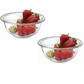 NUTRIUPS glass Mixing Bowl with Lid, Large Tempered glass