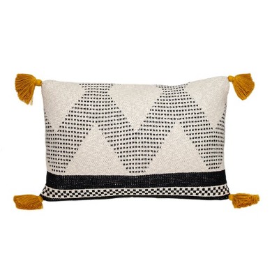 Parkland Collection,Kimmi Transitional Beige Throw Pillow
