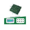 20x20 Inch Artificial Grass Wall Panels (20 Zip Tiles) - Greenery Backdrop & Privacy Screen - 12-Pack for Indoor/Outdoor Decor - 4 of 4