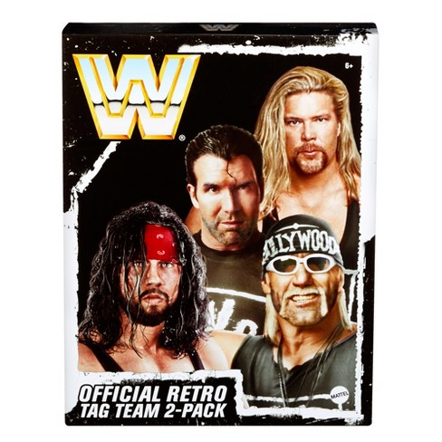 Nwo Retro 4-pack Hollywood Hulk Hogan, Syxx, Scott Hall & Kevin Nash Action  Figure : Target