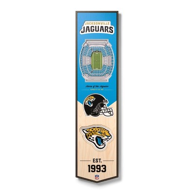 Nfl Jacksonville Jaguars 3d Logo Series Wall Art - 12x12 : Target