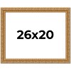 PosterPalooza | Contemporary Gold Picture Frame - UV Acrylic, Backing Board, Hanging Hardware Included - 2 of 4