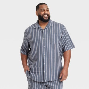 Men's Vintage Short Sleeve Camp Shirt - Goodfellow & Co™ - 1 of 3