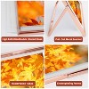 NewHome"2Pcs Rose Gold Metal Picture Frames 5x7 & 8x10, Floating Glass, Pressed Flower, Tabletop Display"Rose Gold - 4 of 4