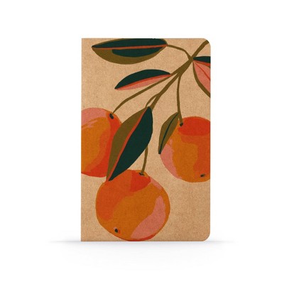 Composition Notebook College Ruled Orange Grove Kraft Layflat - Denik: Soft Cover, 144 Pages, Sewn Binding, 5.125x8.25"