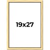 PosterPalooza | Simple Gold Picture Frame - UV Acrylic, Foam Board Backing, Hanging Hardware - 2 of 4