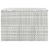 vidaXL Patio Storage Box Light Gray 59.1 in.x39.4 in.x39.4 in. Poly Rattan - 2 of 4