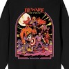 Marvel Zombies Zombified Superheroes Full Moon Adult Black Crew Neck Long Sleeve Sweatshirt - 4 of 4