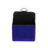 Unique Bargains Universal Car Trash Can Hanging Trash Bin Faux Leather Rhinestones 1 Pcs Black Blue - 3 of 4