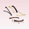 scunci No-Slip Grip Rectangle Barrettes - Mixed Finish - All Hair - 6pk - 4 of 4