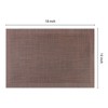 REGALWOVEN PVC Heat Resistant Wipeable Dining Placemats 18" x 12" 8 Pcs - 4 of 4
