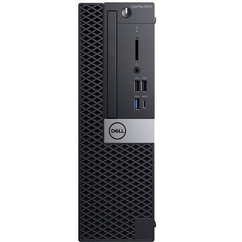 Dell 5070-SFF Certified Pre-Owned PC, Core i7-9700 3.0GHz Processor, 16GB Ram, 500GB M.2-NVMe, Win11P64, Manufacturer Refurbished - image 1 of 2