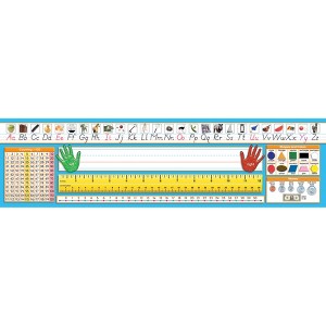 North Star Teacher Resources Primary Modern Manuscript Counting 1-120 Desk Plate, Pack of 36 - 1 of 1