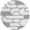Unique Loom Outdoor Modern Mod Geometric Woven Area Rug - 2 of 4