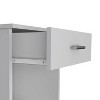 NicBex Nightstand with Bottom Storage Shelf and Drawer,Modern Bedside Table Storage Cabinrt for Bedroom,Living Room - 4 of 4