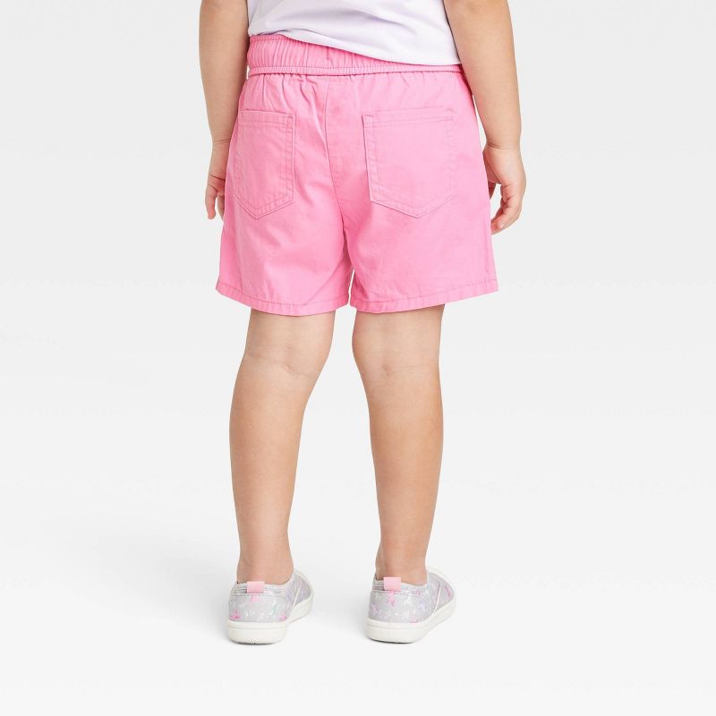 Toddler Girls' Woven Shorts - Cat & Jack™ Pink, 3 of 5