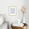 Becky Bailey Shibori Diamonds Metal Framed Art Print - Deny Designs - 2 of 4