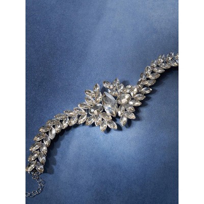 Women's Marquise Statement Necklace - Topaz Brown