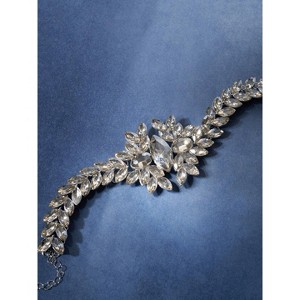 Women's Marquise Statement Necklace - Topaz Brown - 1 of 4