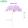 Unique Bargains Plastic Durable Realistic Reusable Silk Hydrangea Flowers with Stems for Home Decor/Wedding 9.84 In - 3 of 4