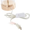 Glass Transparent Base Table Lamp with Drum Shade Gold - CosmoLiving by Cosmopolitan - 2 of 4
