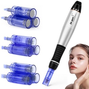 Dr. Pen Electric Derma Pen Stamp Auto MicroNeed1e Roller 2x 12Pin Cartridges - A1 - 1 of 4