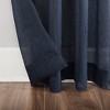 51"x95" No. 918 Sheer Erica Crushed Voile Rod Pocket Curtain Panel Navy Blue: Transitional Indoor Decor, Machine Washable - 4 of 4