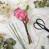 Juvale 300 Pieces Green 18 Gauge Floral Wire Stems for DIY Crafts, Artificial Flower Arrangements, 16 In - 3 of 4