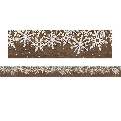Teacher Created Resources Home Sweet Classroom Winter Straight Border Trim, 35 Feet (Pack of 6)