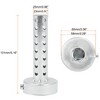 Unique Bargains Universal Motorcycle Exhaust Can Muffler Pipe Insert Baffle Can Removable Silver Tone - 2 of 4