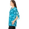 Woman Within Miracle Mesh Tulip Three-Quarter Sleeve Tunic - 4 of 4