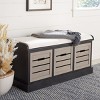 Briar 3 Drawer With Cushion Storage Bench - Safavieh - 2 of 4