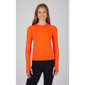 90 Degree By Reflex Womens Seamless Zaia Long Sleeve Active Shirt - 1 of 3